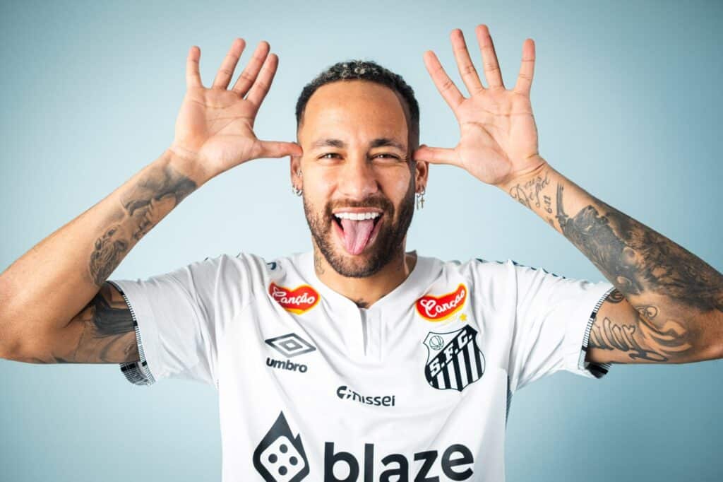 Neymar reforça o Santos