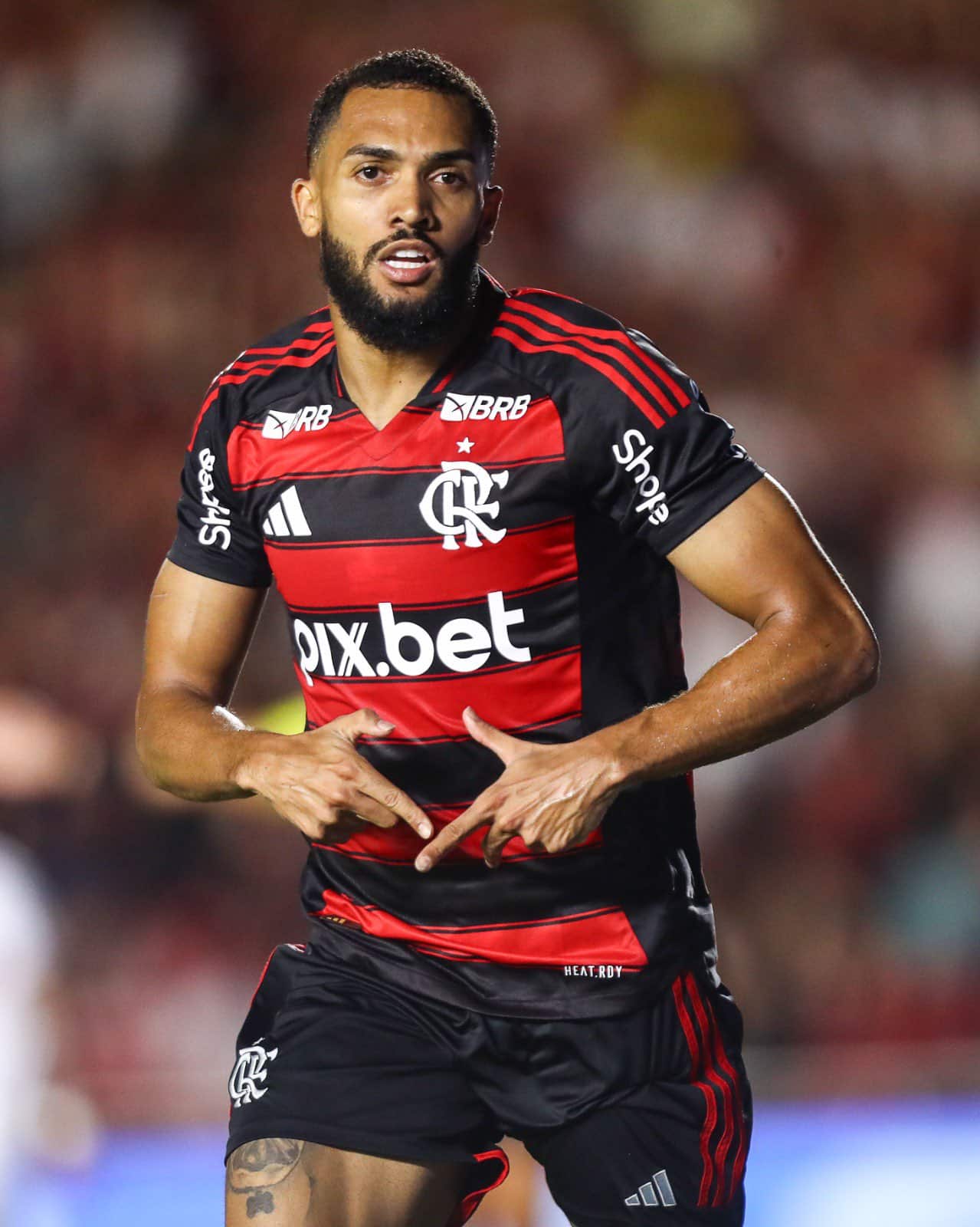 Juninho marcou o primeiro gol dele pelo Flamengo