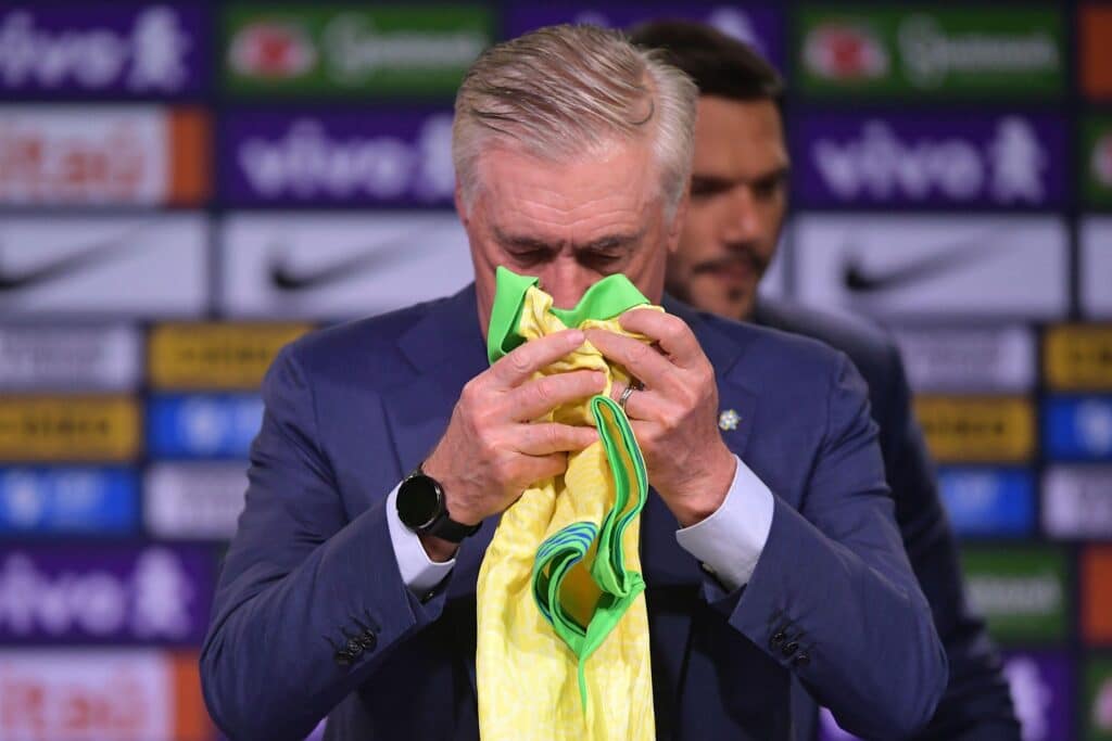 Carlo Ancelotti é o novo técnico da Seleção Brasileira