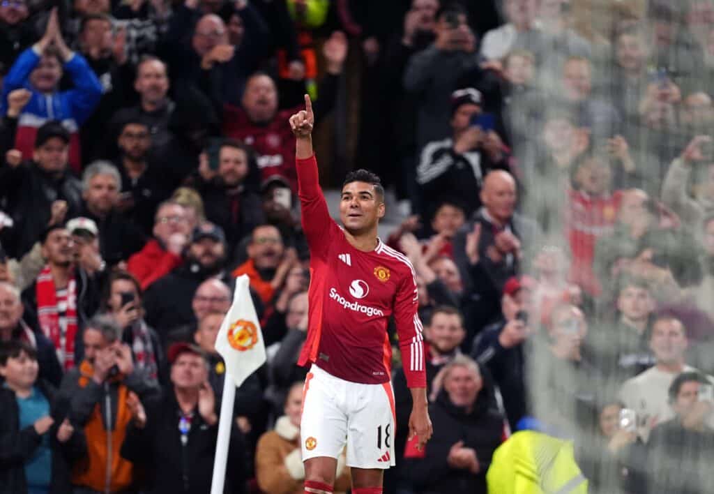 Casemiro foi o destaque do United na vitória