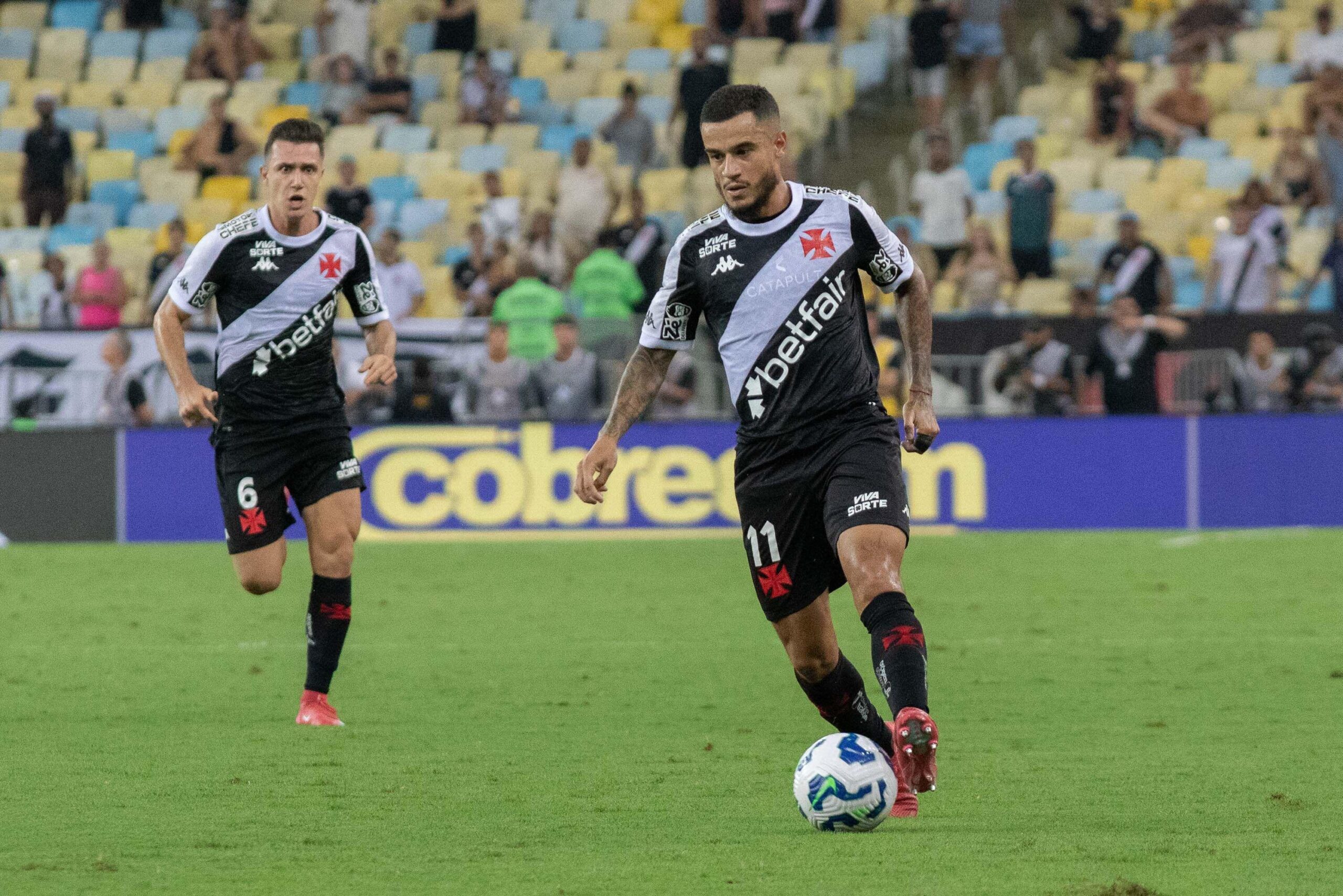 Philippe Coutinho em ação pelo Vasco