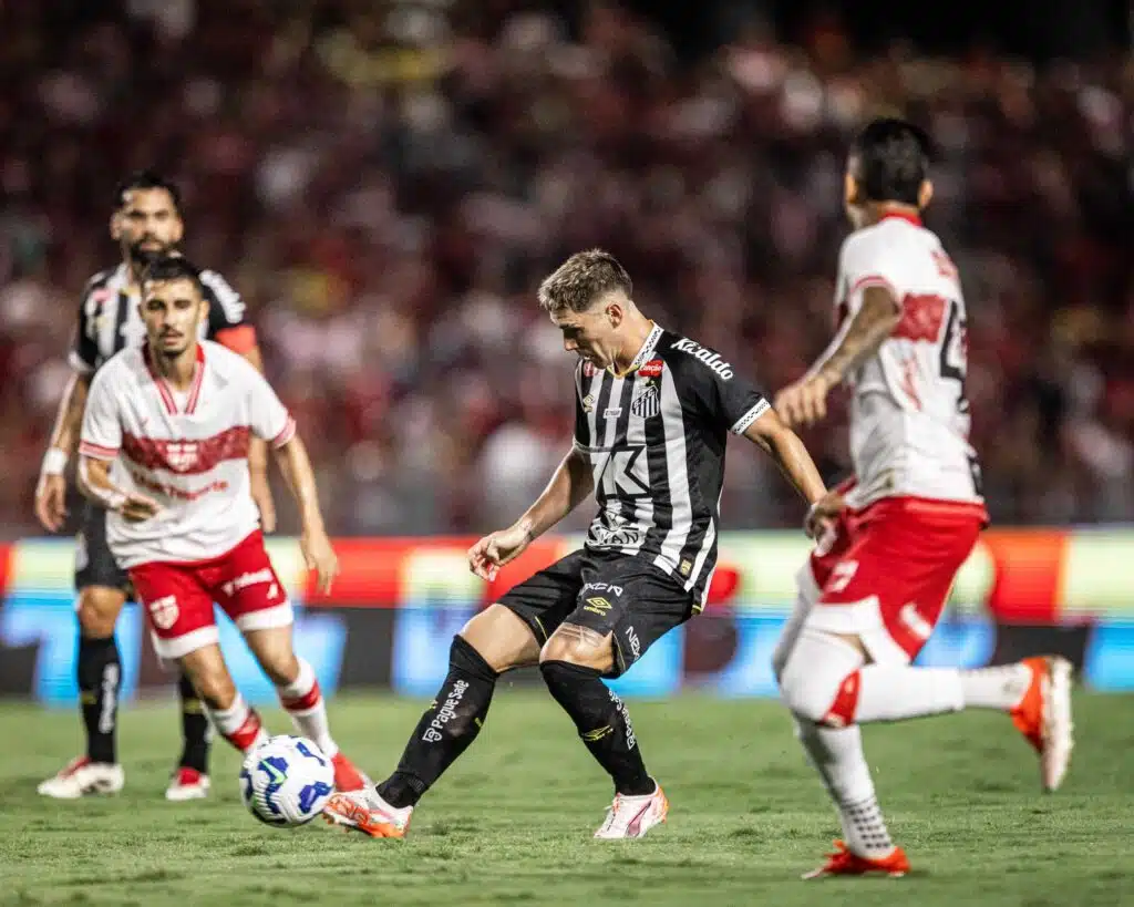 Santos não conseguiu superar o CRB