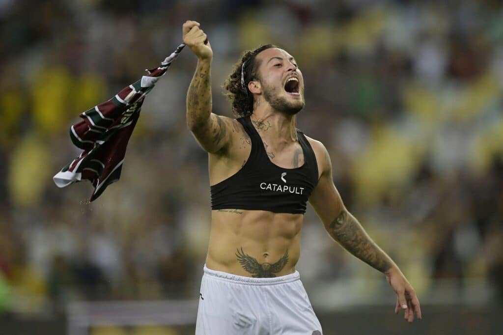 Guga marcou o gol da vitória do Fluminense