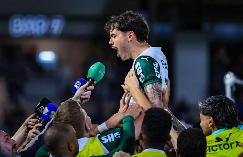 Mauricio marcou o gol da vitória do Palmeiras
