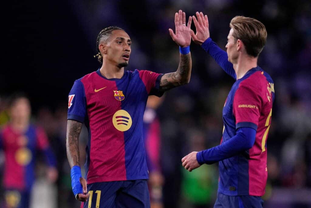 Raphinha marcou mais um gol pelo Barça