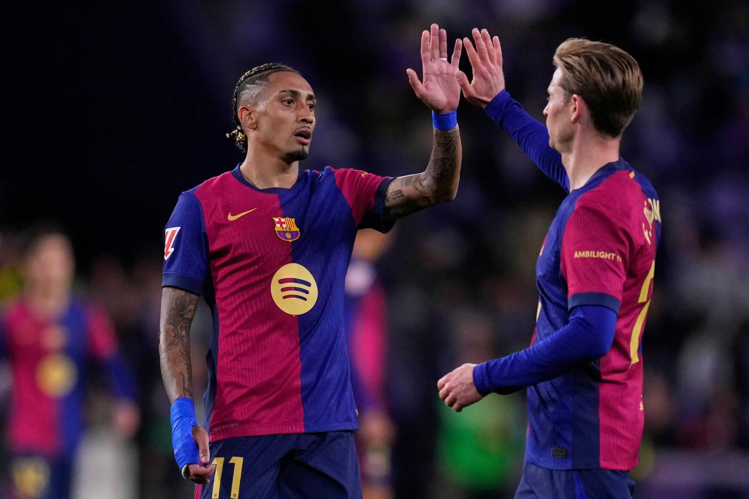 Raphinha marcou mais um gol pelo Barça