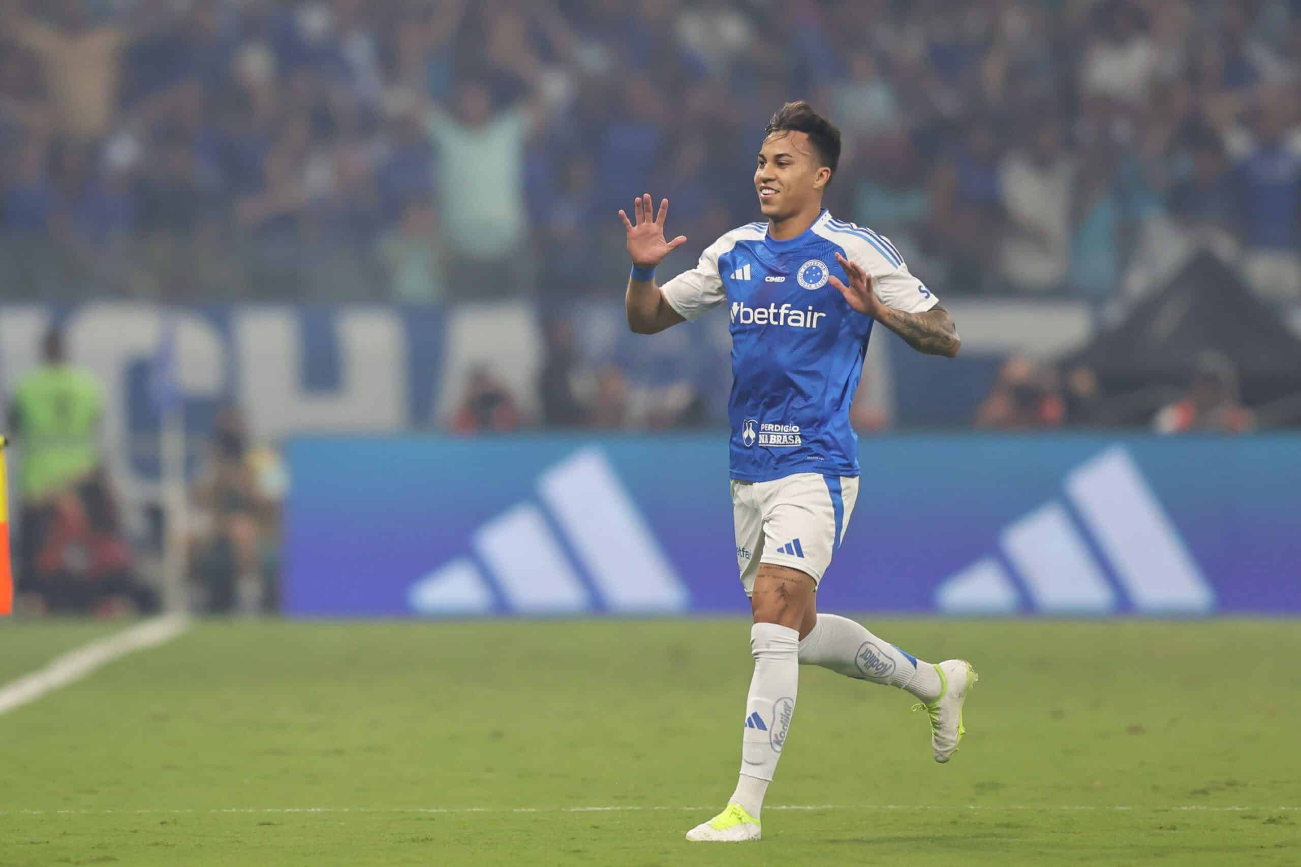 Kaio Jorge brilha, Cruzeiro vence o Palmeiras e assume a vice-liderança do Brasileirão; odds dos próximos jogos